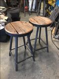 Industrial Counter Stools 3 small