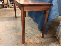 Cherry And Maple Hardwood Desk With One Drawer, Ready To Go 2 small