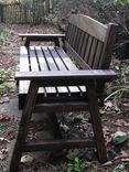 Bench Or Multiple Seat Cypress Heavy Duty Capacity With Adjustable Back 4 small