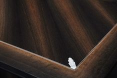 Art Deco Bog Oak And Ivory Dining Table 5 small