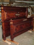 French Empire Mahogany Bed 1 small