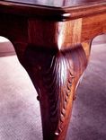 Queen Anne Walnut Dining Table And Chairs 2 small