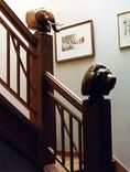 Hand-Carved Oak Newel Post Finials 1 small