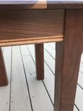 Custom End Table- Walnut With Oak Waterfowl Inlay And Accents 3 small