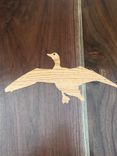 Custom End Table- Walnut With Oak Waterfowl Inlay And Accents 5 small