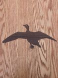 Custom End Table- Oak With Walnut Waterfowl Inlay And Accents 5 small