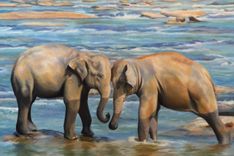 Custom Animal Commissioned Oil Painting 2 small