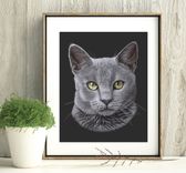 Custom Pet Portrait - 11x14" 4 small