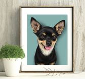 Custom Pet Portrait - 11x14" 2 small