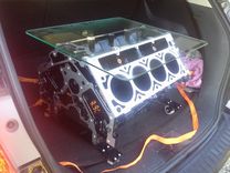 Recycled Chevrolet V8 Coffee Table 3 small