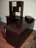 Walnut Desk And Hutch 3 small