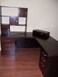 Walnut Desk And Hutch 2 small