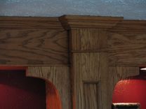 Built-In Oak Bookshelves 3 small