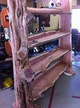 Cedar Tree Trunk Retail Display Shelf 3 small