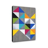 Mod Cubism 24x16  - Wood Wall Art, Metal Wall Art, Modern Wall Art, Wall Decor, Geometric Art 2 small