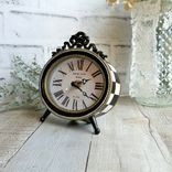 Courtly Clock Hand Painted Checks Clock Checkered Decor 3 small