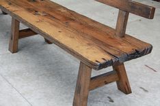 Live Edge Barnwood Bench With Back Rest - 15' Long 5 small