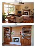 Built-In Bookcases - Fireplace Surround 2 small
