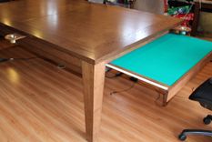 Game Table W Removable Top / Cup Holders & Pull-Out Trays 3 small