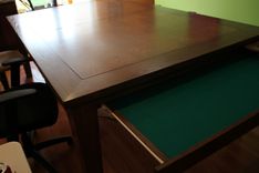 Game Table W Removable Top / Cup Holders & Pull-Out Trays 4 small