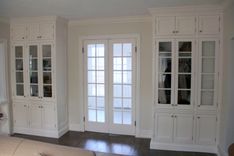 Double French Doors And Matching Built-Ins 1 small