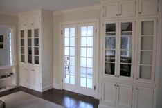 Double French Doors And Matching Built-Ins 4 small