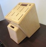 Custom Tiger Maple Knife Block 1 small