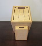 Custom Tiger Maple Knife Block 4 small