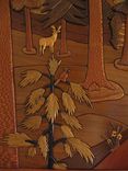 Framed Intarsia-Sunset Valley 3 small