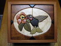 Hummingbird Keepsake/Jewelry Box 2 small