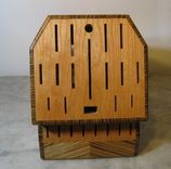 Zebra Wood Knife Block 3 small