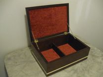 Trinket Box With Custom Intarsia 2 small