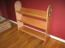 Bookshelf With Custom Intarsia 1 small