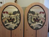 Bookshelf With Custom Intarsia 4 small