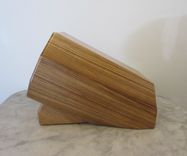 Custom Zebrawood Knife Block 3 small
