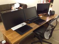 Mission Style Custom Computer Desk 4 small