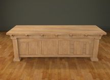Mission Style Custom Computer Desk 6 small