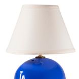 Small Baseball Lamp - Upcycled Blue Hitting Helmet Styled Hat & Shade 4 small