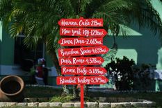 Christmas Family Gift, Rustic Directional Sign, Mileage Destination Sign Post. Couples Gift. 2 small