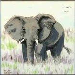 African Wildlife Tiles 4 small