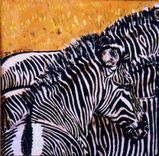 Zebras (Tile) 2 small