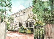 House Watercolor Painting 2 small