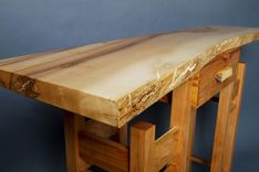 Maple And Cherry Entry Table 2 small