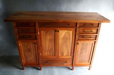 Walnut And Sapele Custom Sideboard 1 small
