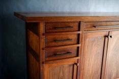 Walnut And Sapele Custom Sideboard 2 small