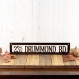 Hanging Rectangular Metal Address Sign 1 small