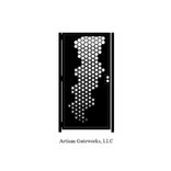 Modern Decorative Metal Gate - Decorative Steel Panel - Stardust - Architectural Panel 1 small