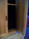 Spalted Tiger And Birdseye Maple Jewelry Or Watch Armoire. 2 small