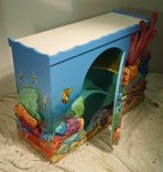 Sculpted Aquarium Base Cabinet 1 small