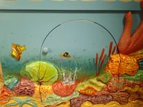 Sculpted Aquarium Base Cabinet 3 small